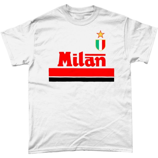 Milan '92 Away T-shirt in action.